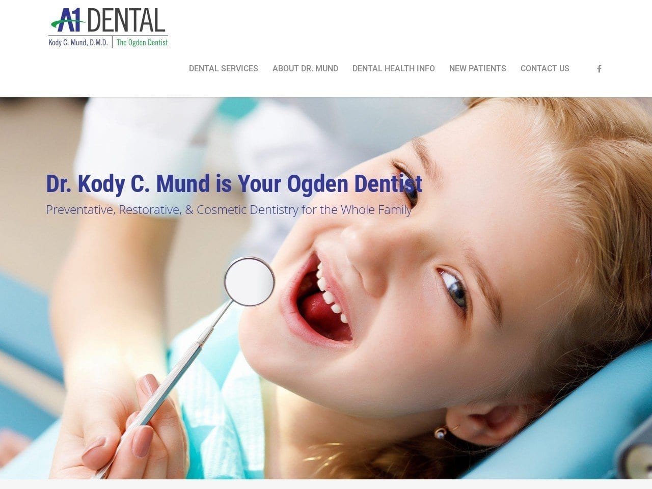 A Website Screenshot from a1dentalinc.com