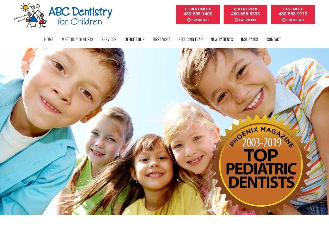 Michaud James R DDS MSD Website Screenshot from abcdentistryforchildren.com