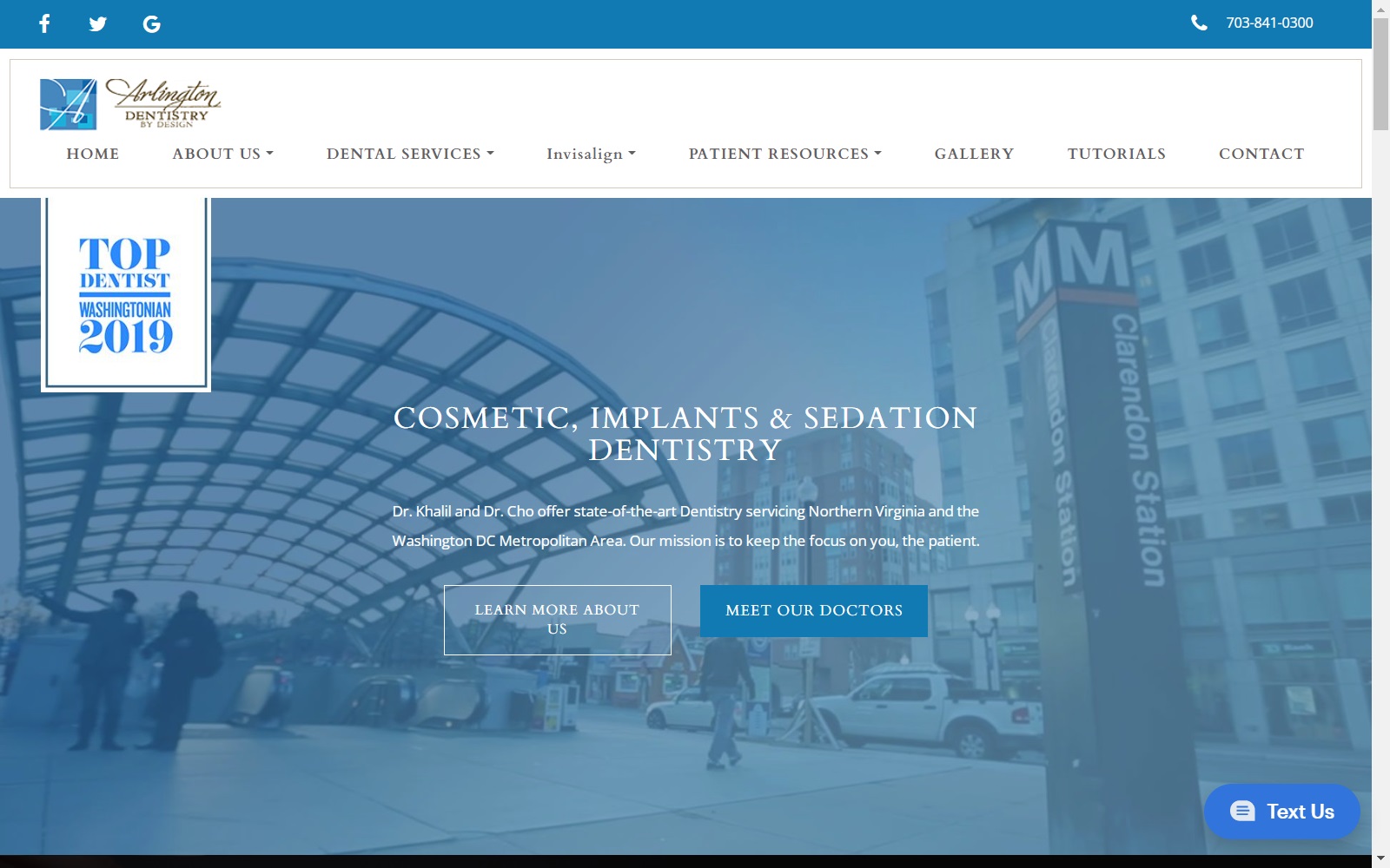 arlingtonsmiledesign.com screenshot