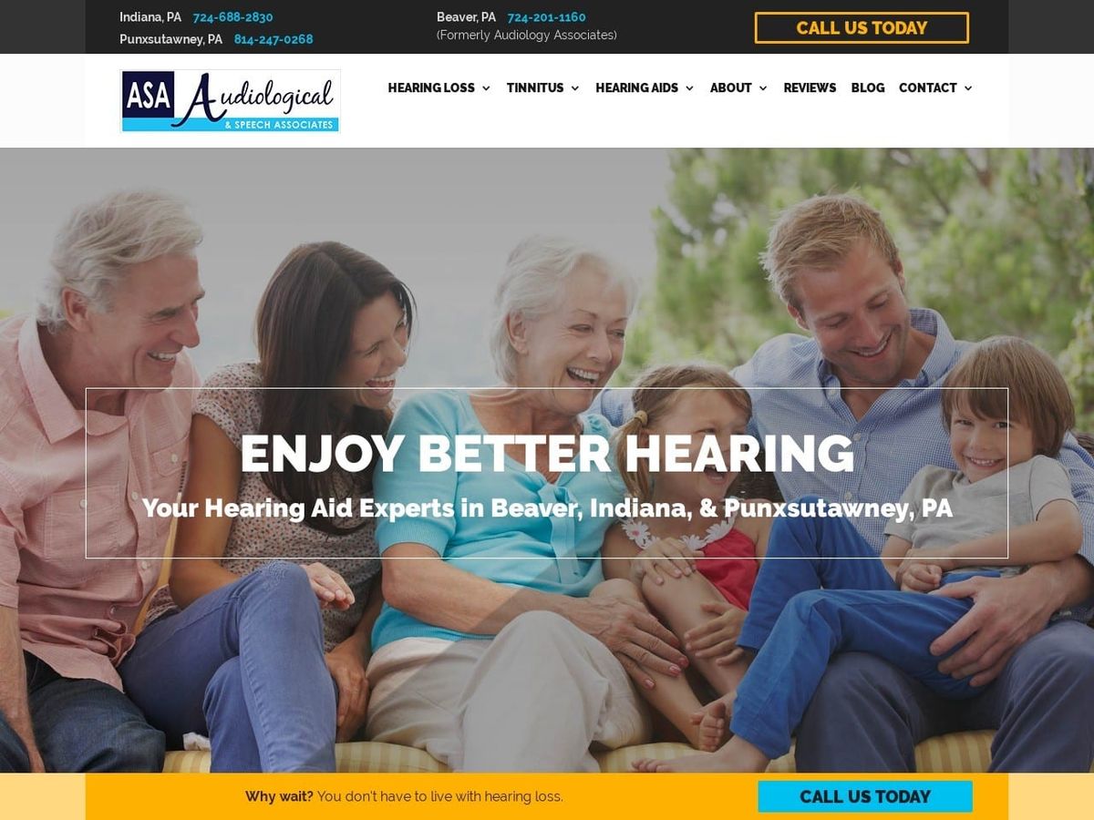 J Ralph Lewis Md Website Screenshot from asahearingaids.com