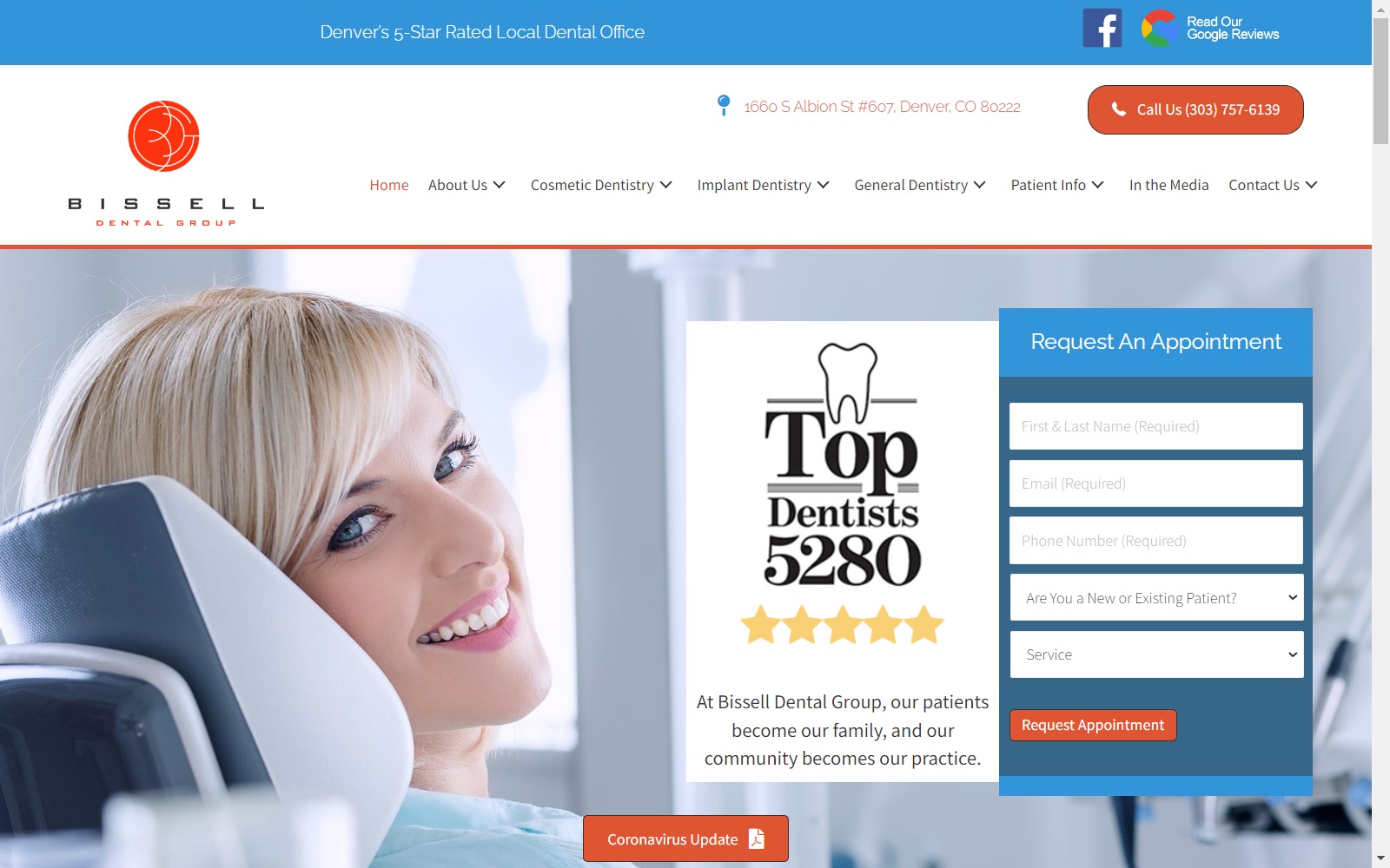 bisselldentalgroup.com screenshot
