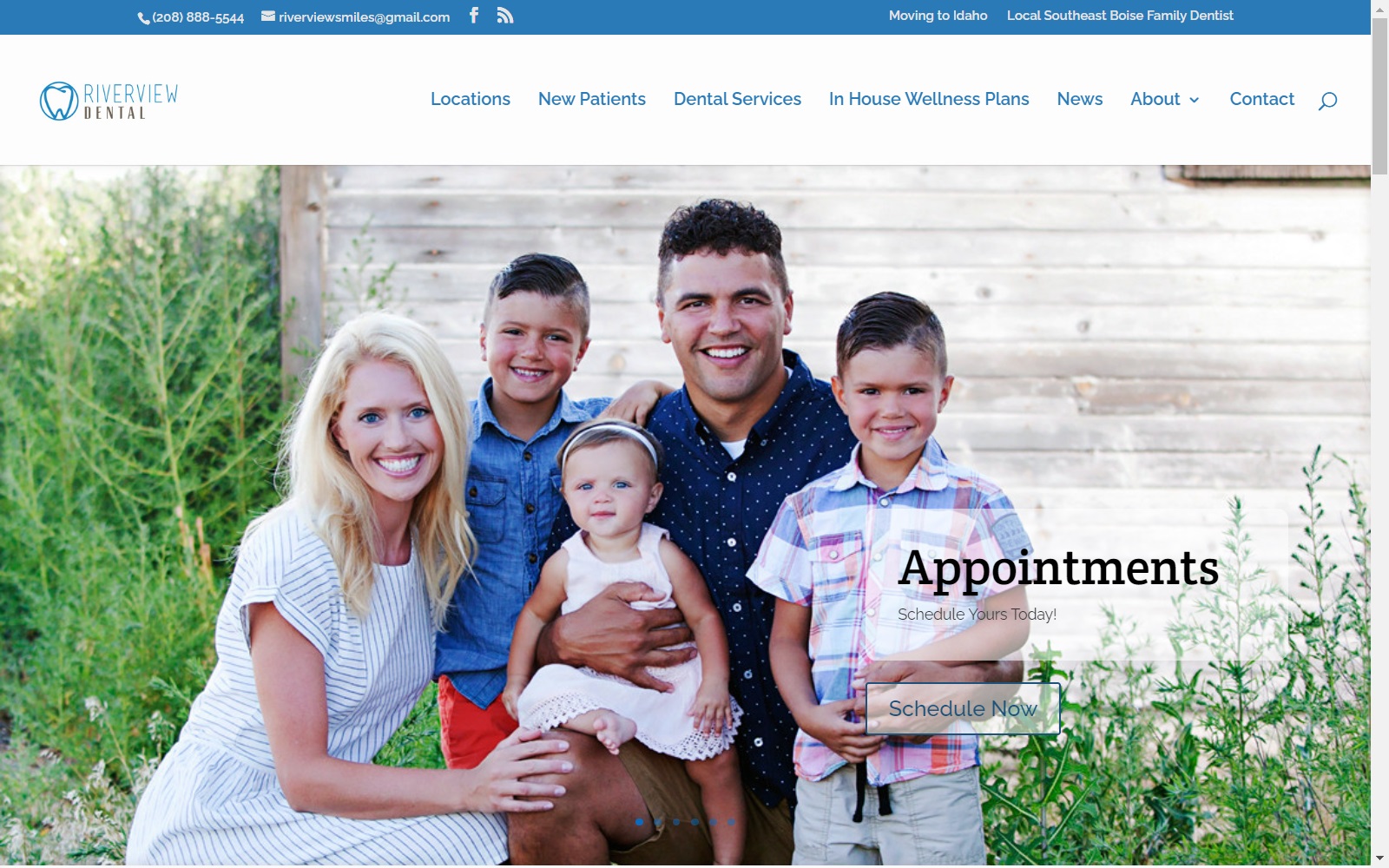 boiseriverviewdental.com screenshot