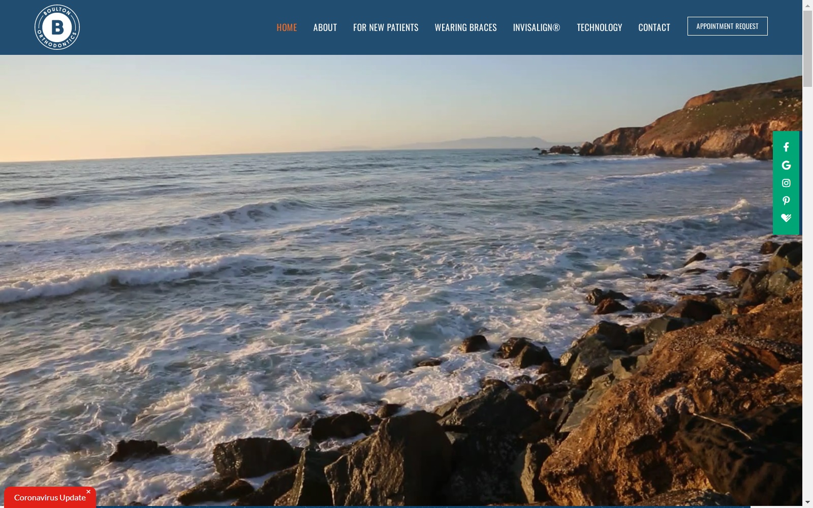 boultonortho.com screenshot