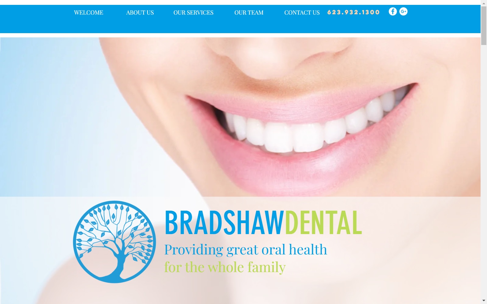 bradshawdentalaz.com screenshot