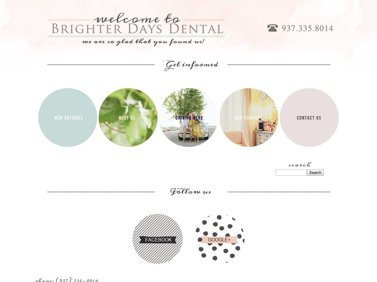 Brighter Days Dental Dr. Laura Castle Dds Dentist Website Screenshot from brighterdaysdental.com