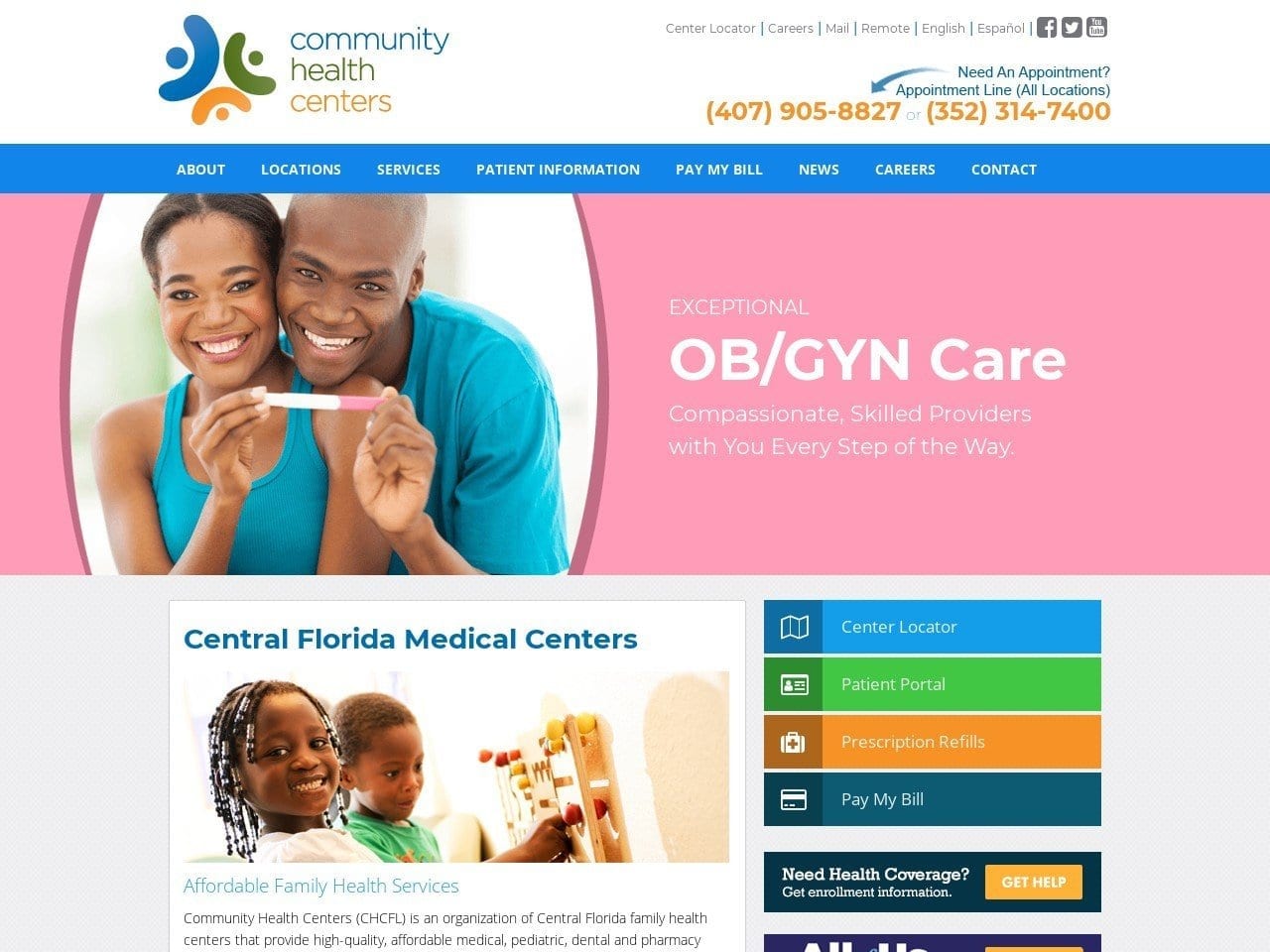 Dr. Janet E. Mcdowell Website Screenshot from chcfl.org