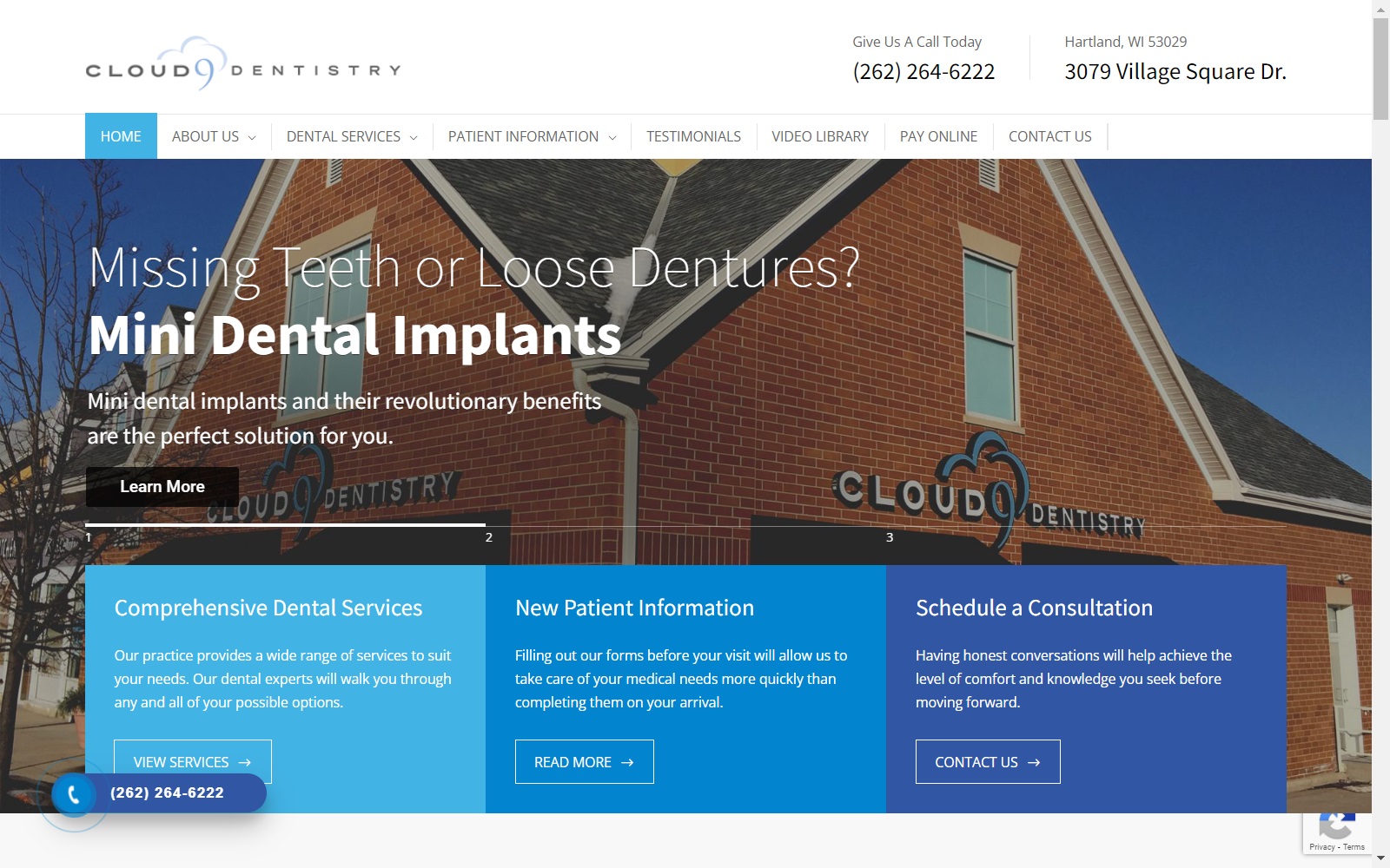 cloud9dentistry.com screenshot
