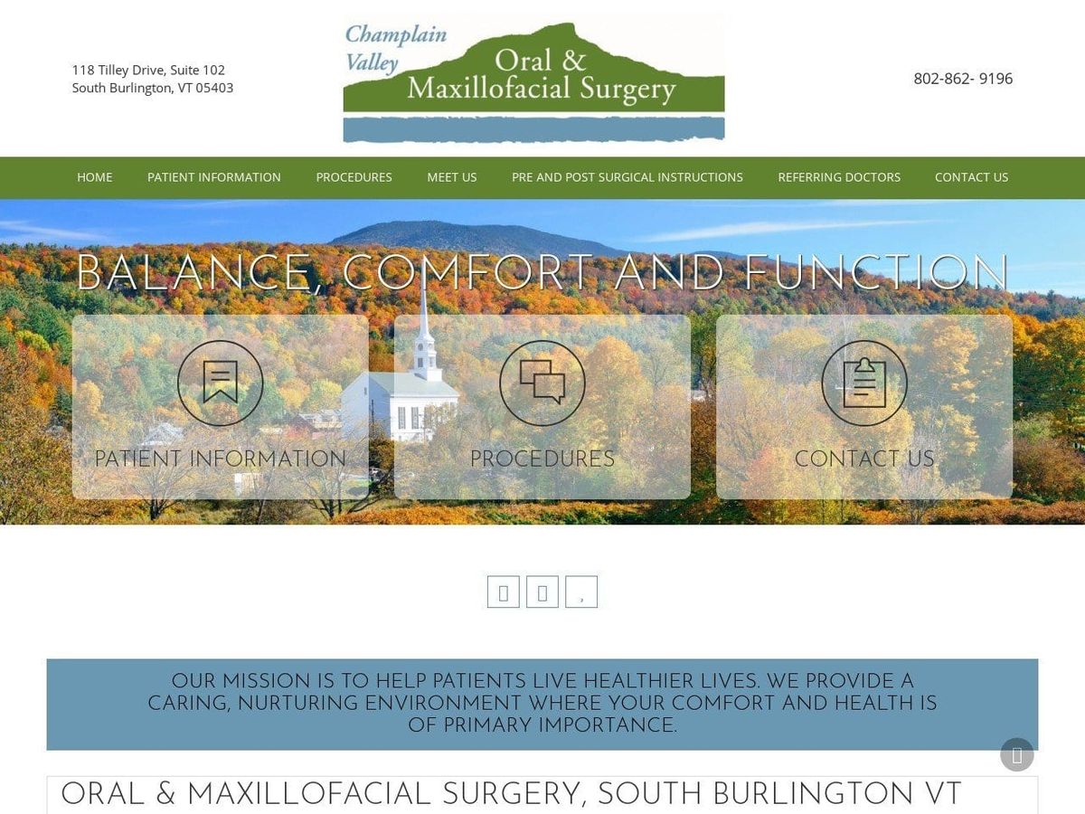 Cordero Richard DDS Website Screenshot from cvoms.com