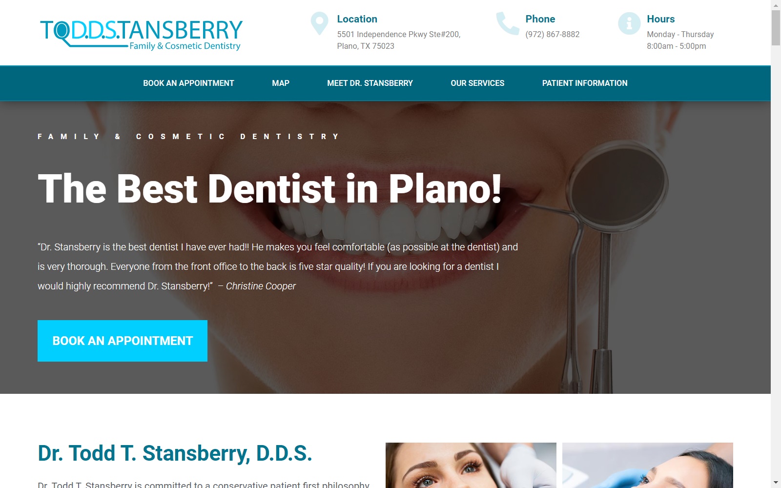 drtoddstansberry.com screenshot
