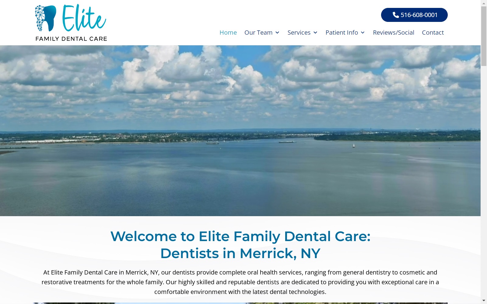 elitefamilydentalcare.com screenshot