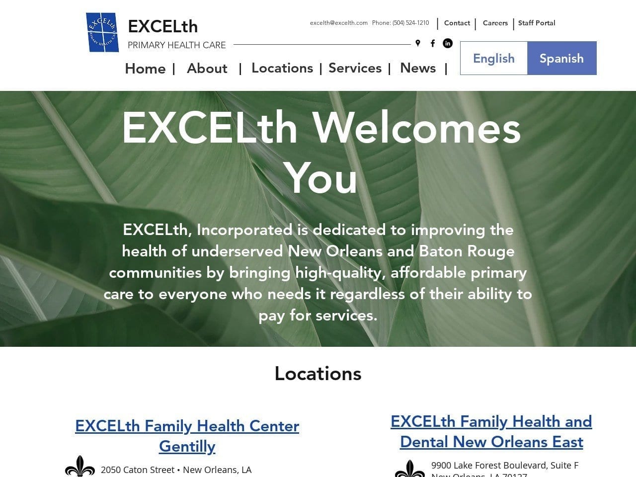 EDentist Website Screenshot from excelth.com