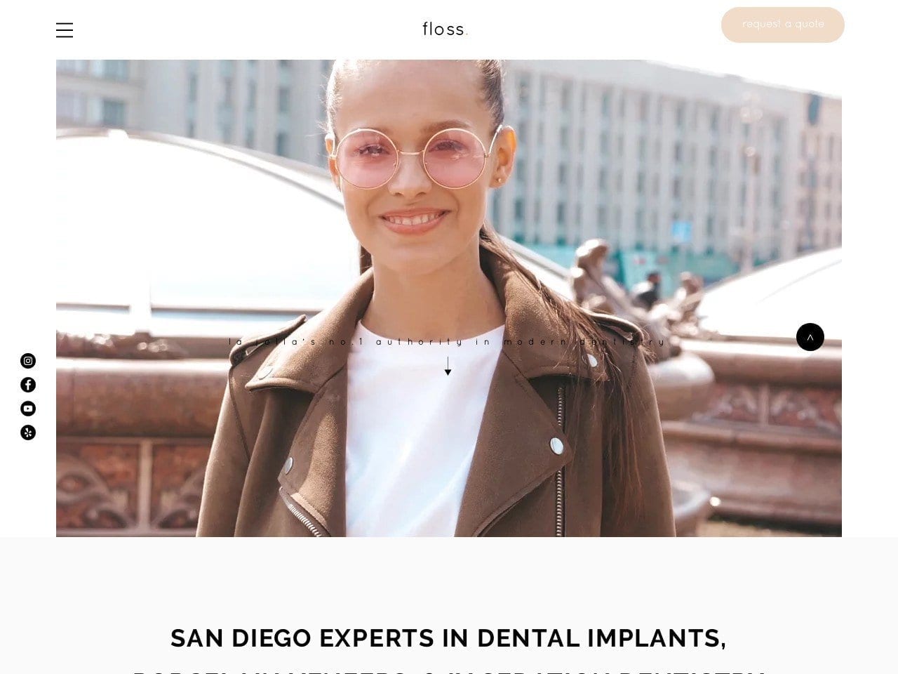 Dr. Kiyan Mehdizadeh DMD Website Screenshot from flossinlajolla.com