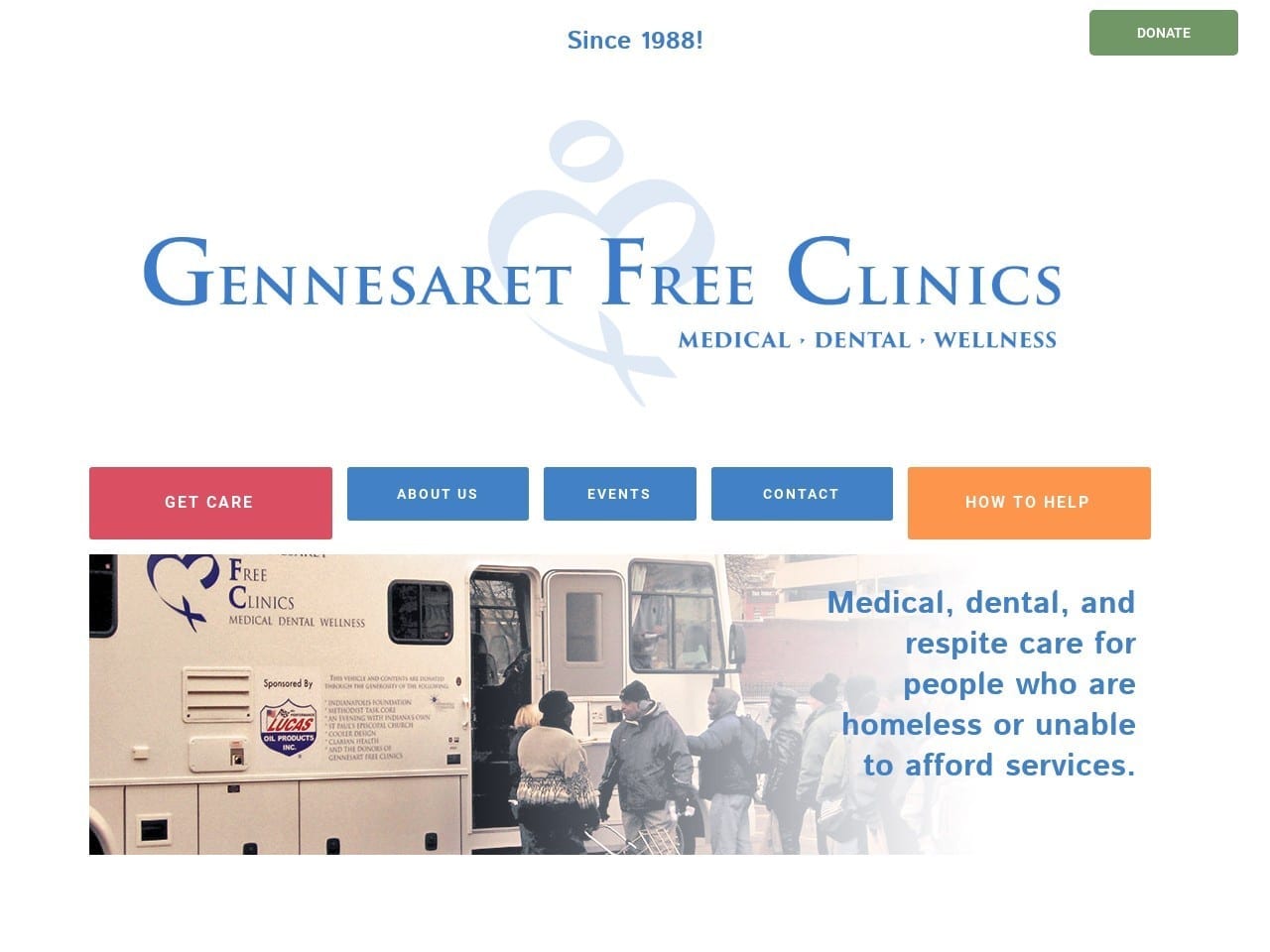 Gennesaret Free Clinic Dental Website Screenshot from gennesaret.org