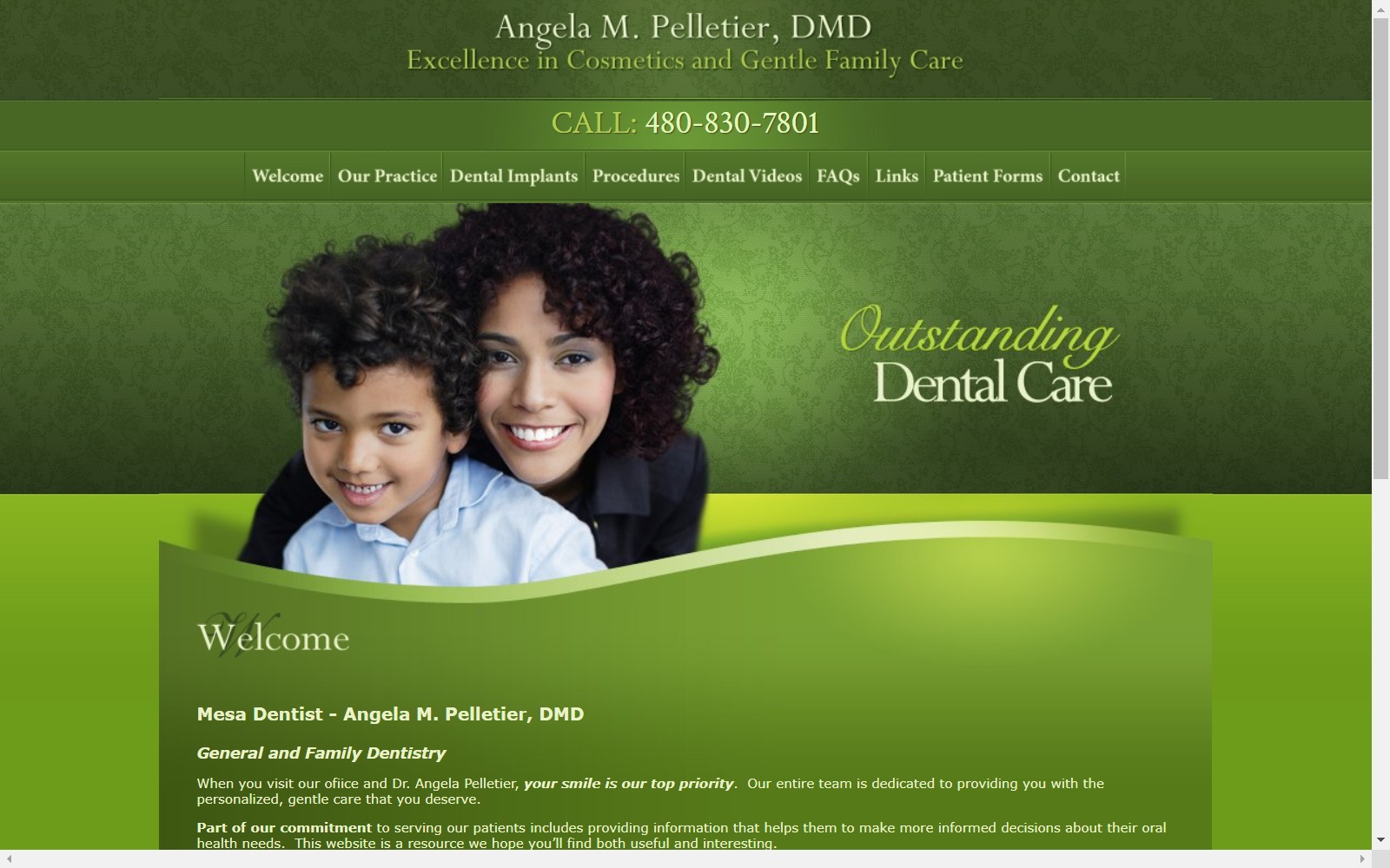 highlandvillagefamilydental.com screenshot