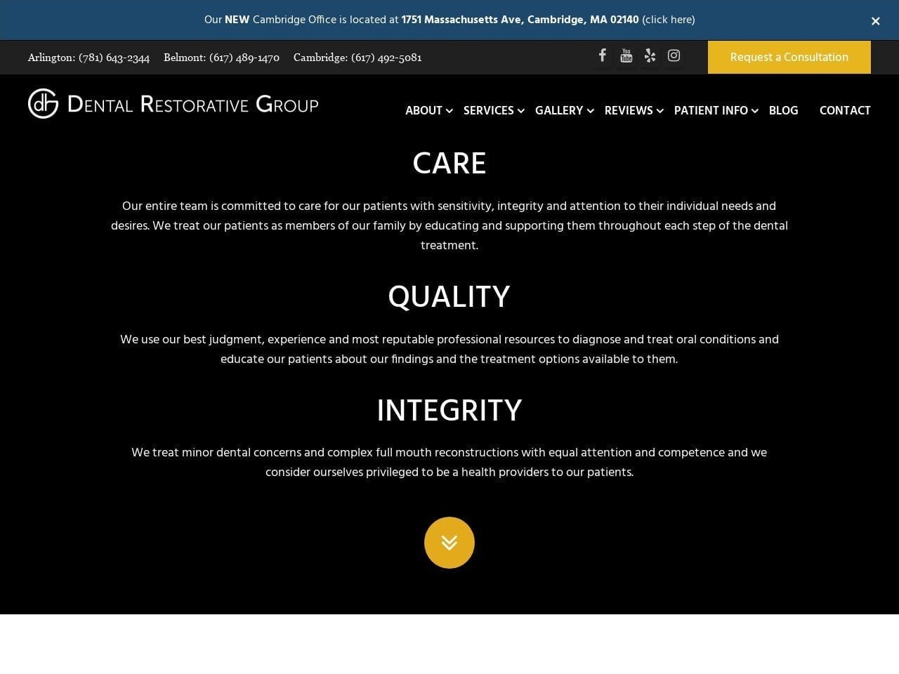 Joseph Maniscalco DDS Website Screenshot from josephmaniscalcodds.com