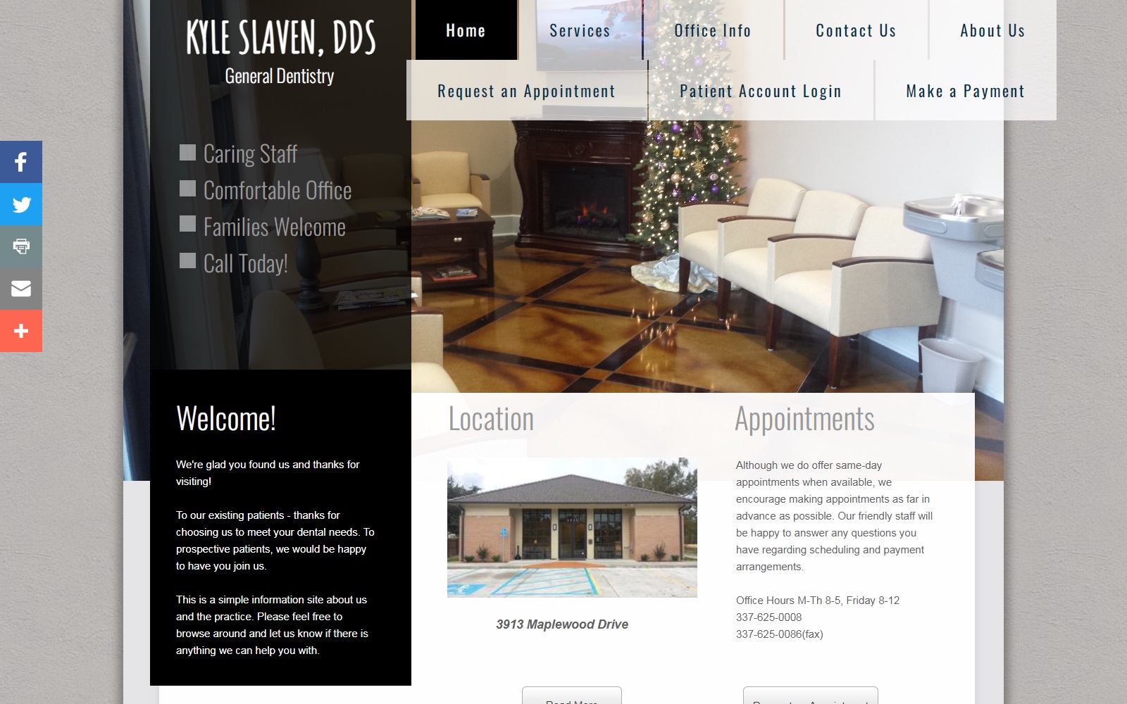 kyleslavendds.com screenshot