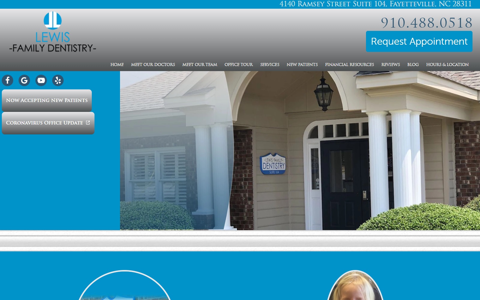 lewis-dentistry.com screenshot