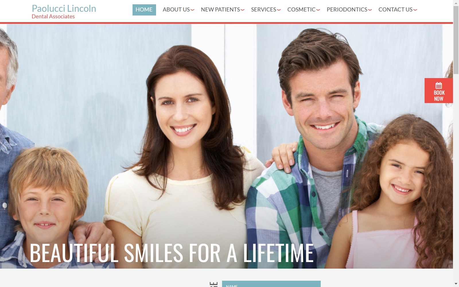 lincolndentalassociatesri.com screenshot