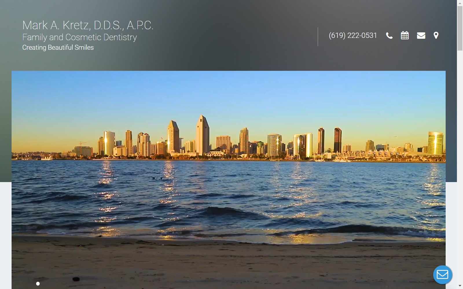 markkretzdds.com screenshot