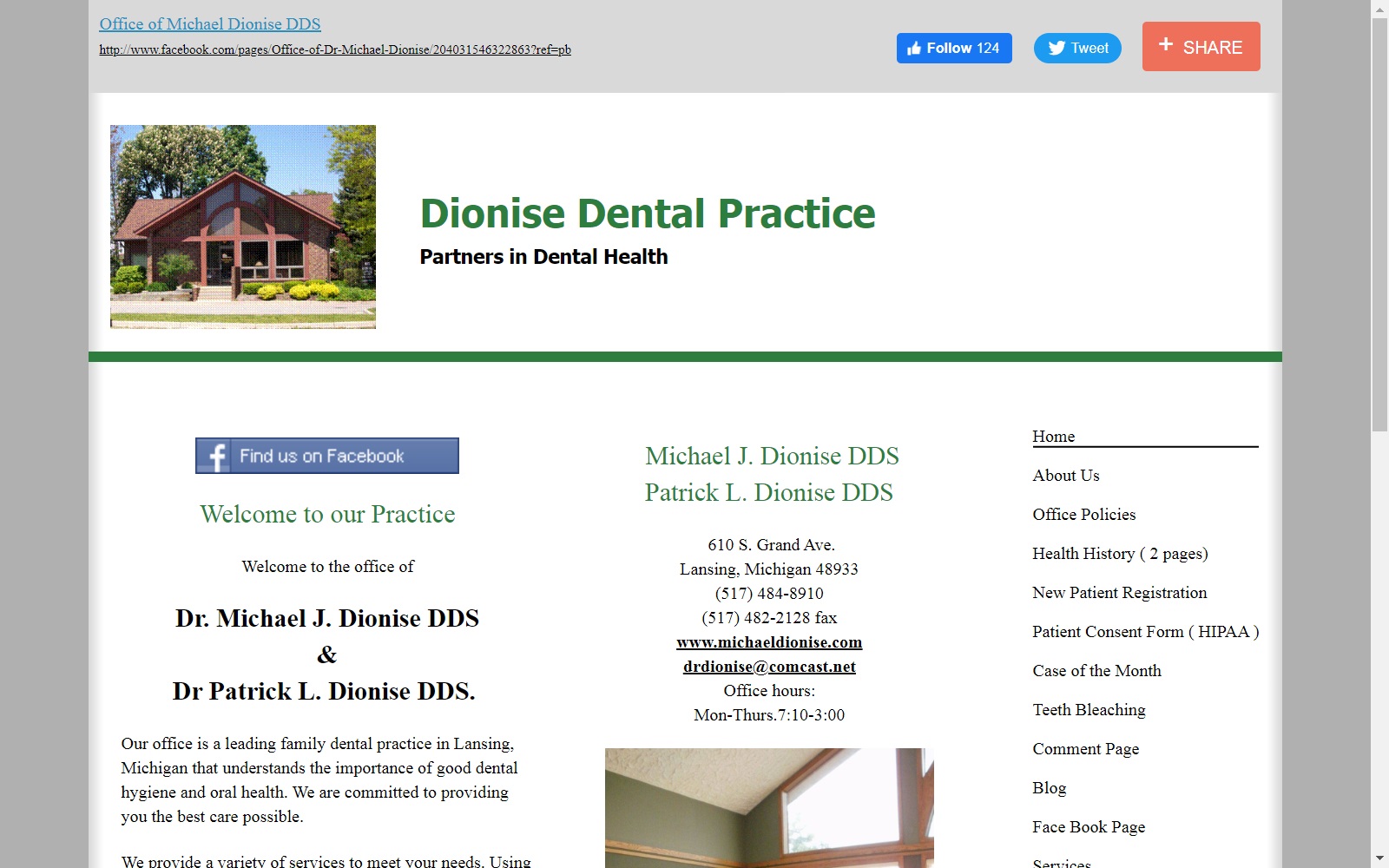 michaeldionise.com screenshot