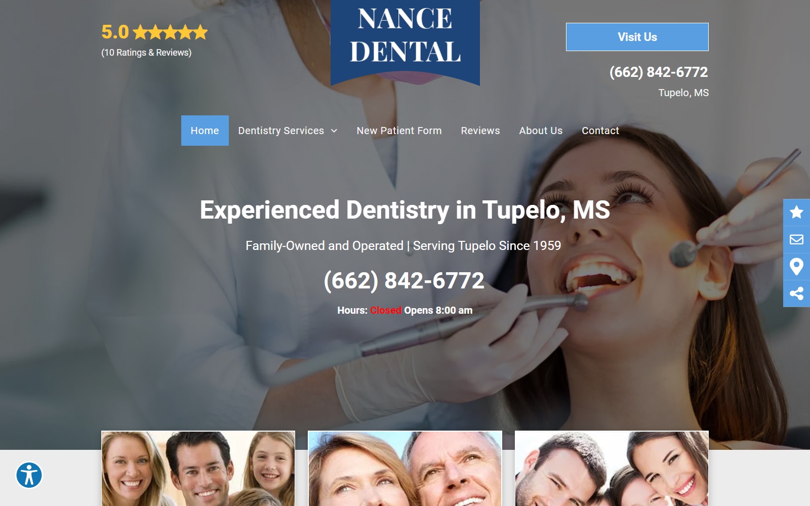 nancedental.com screenshot