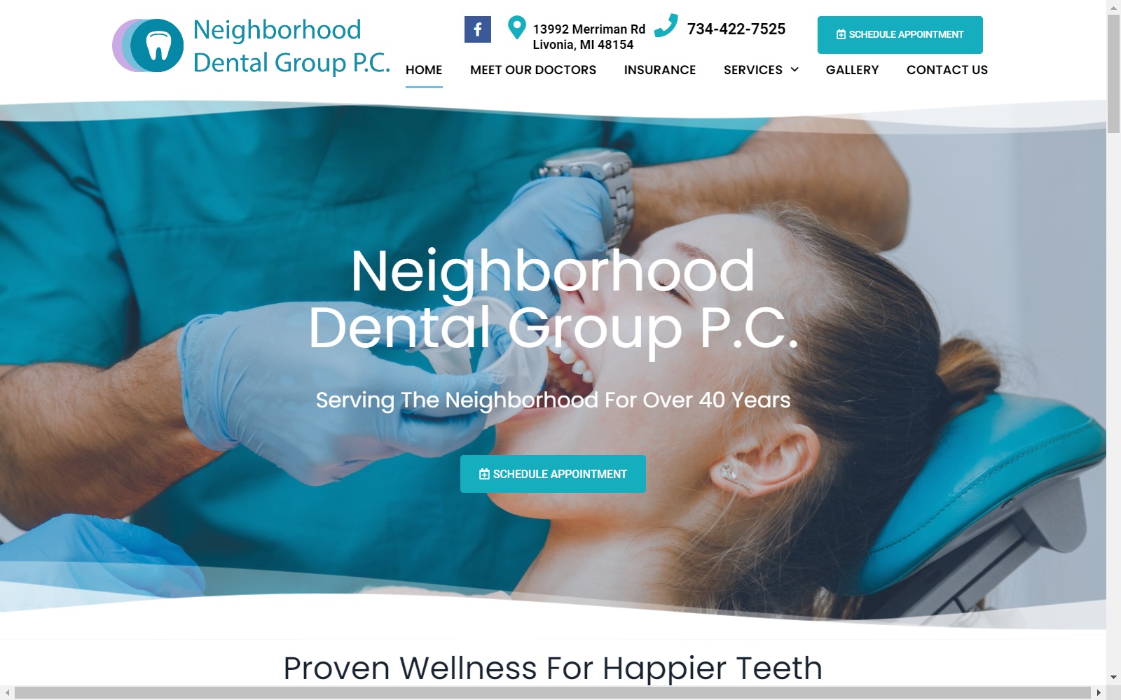 neighborhooddentalgrouppc.com screenshot