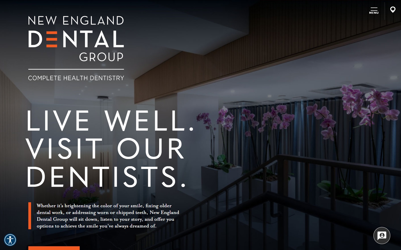 newenglanddentalgroup.com screenshot