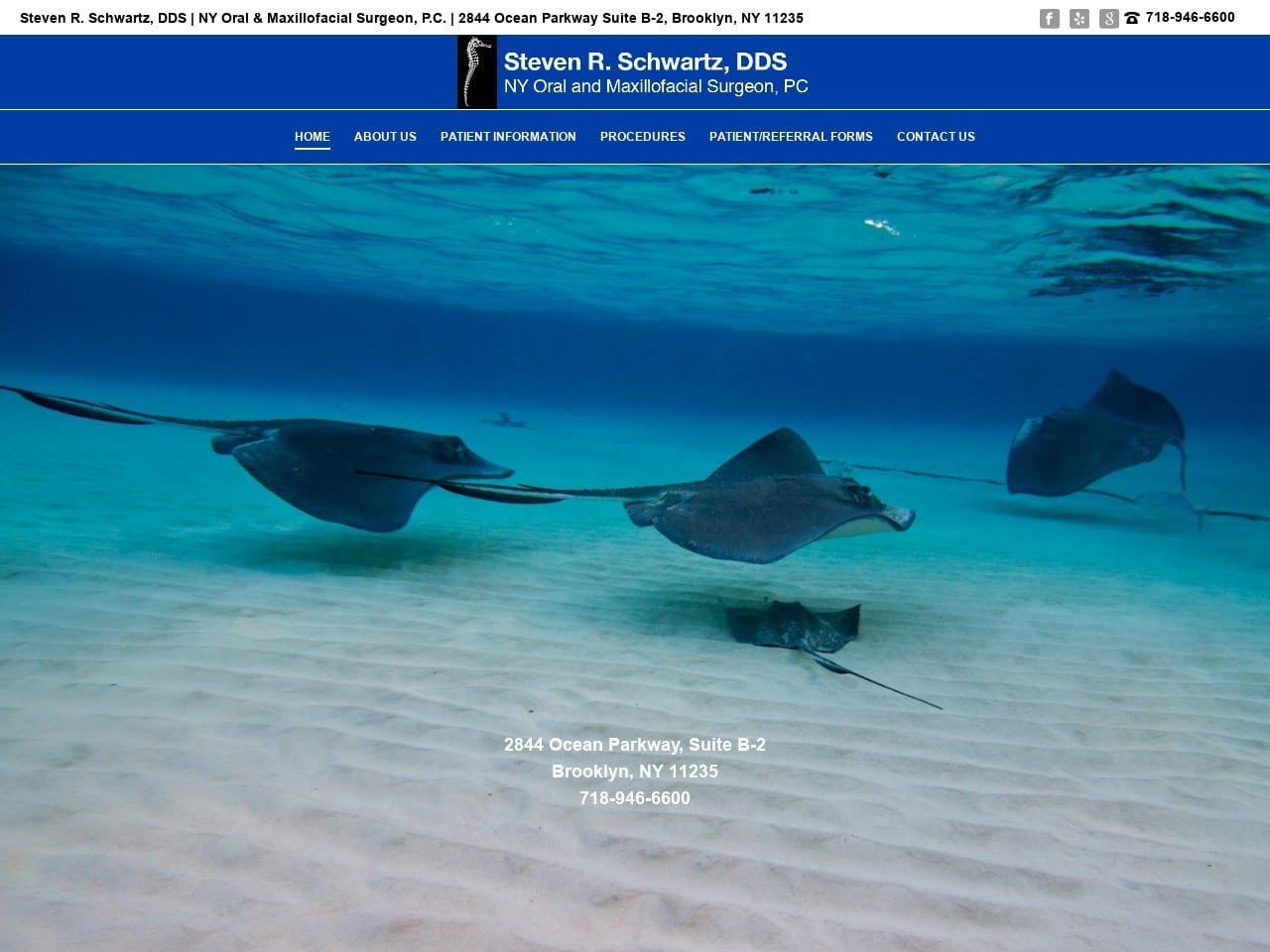 Oral & Maxillofacial Dental Surgery Website Screenshot from nyomsurgeons.com