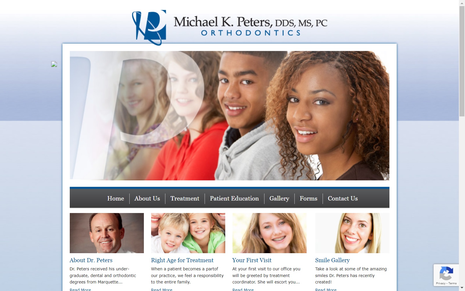 petersortho.com screenshot