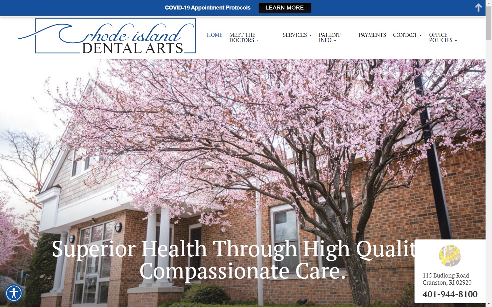 ridentists.com screenshot