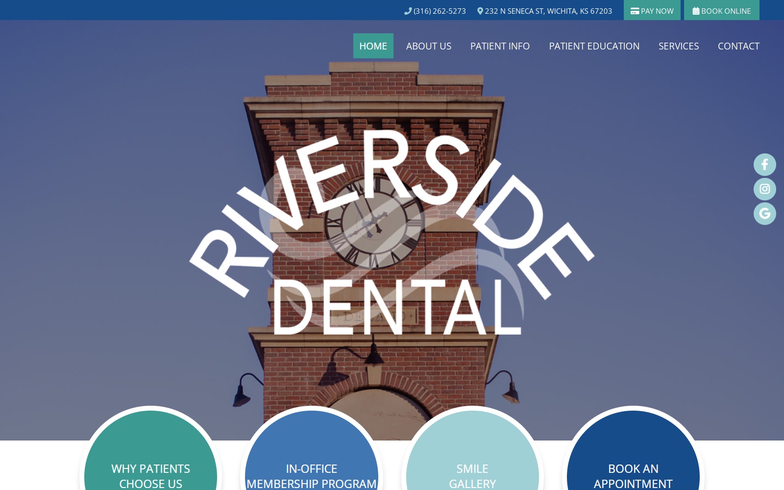riversidedental.org screenshot