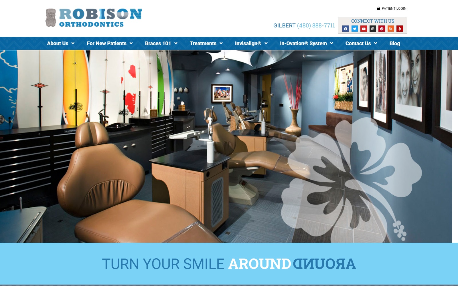 robisonortho.com screenshot