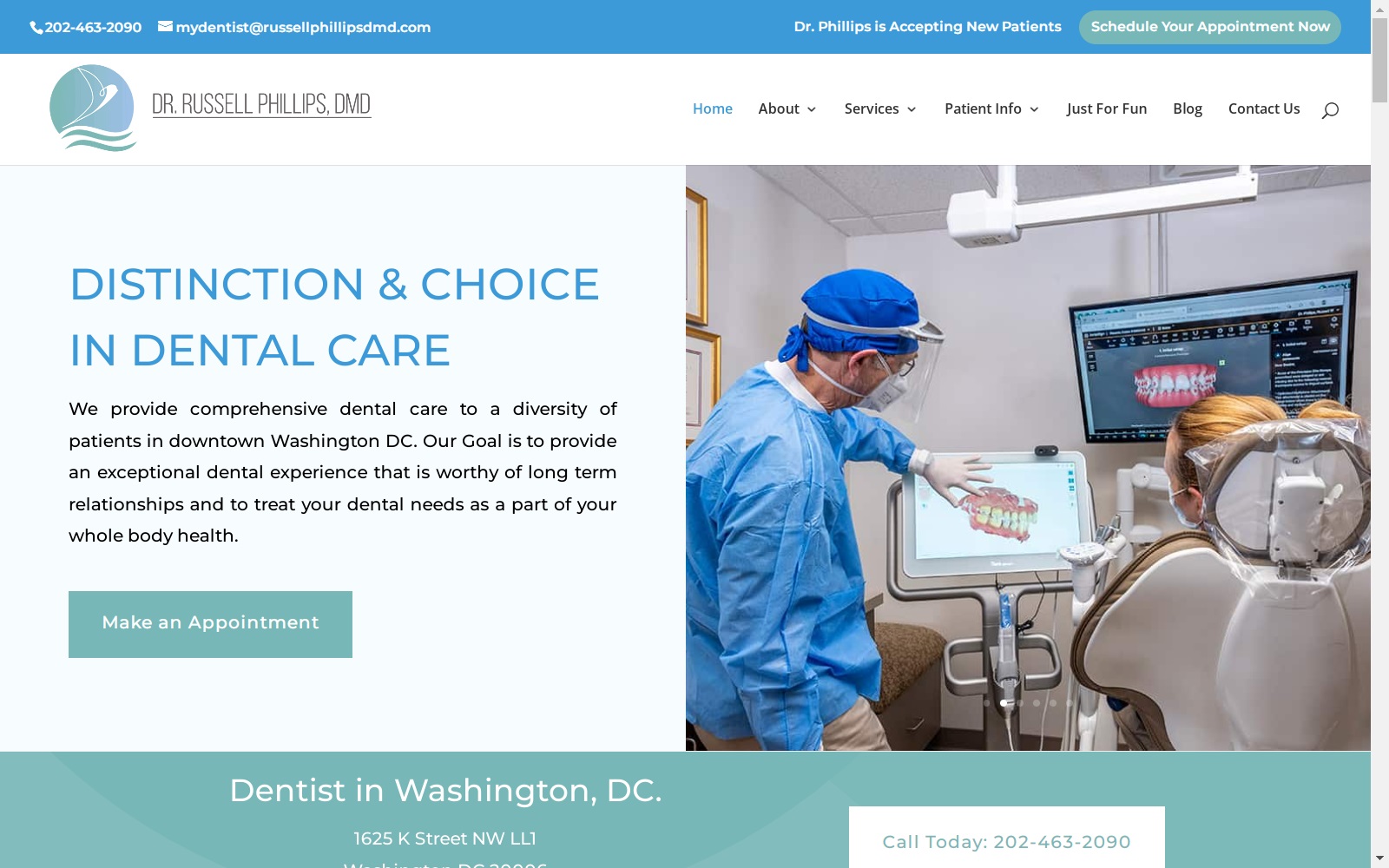 russellphillipsdmd.com screenshot
