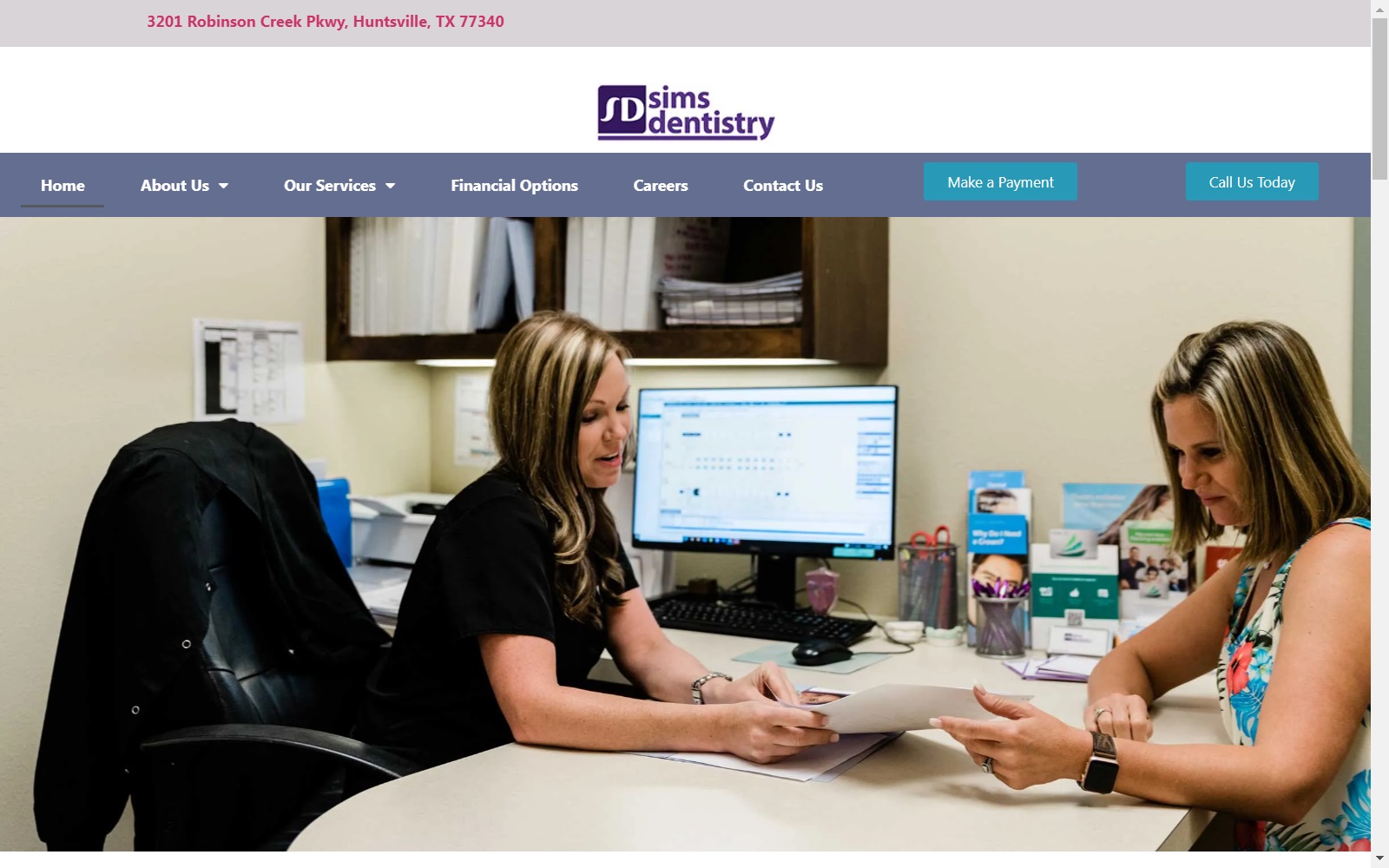 simsdentistry.com screenshot