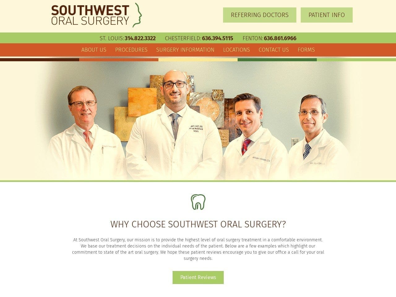 Kramer Anthony C DDS Website Screenshot from southwestoralsurgery.com