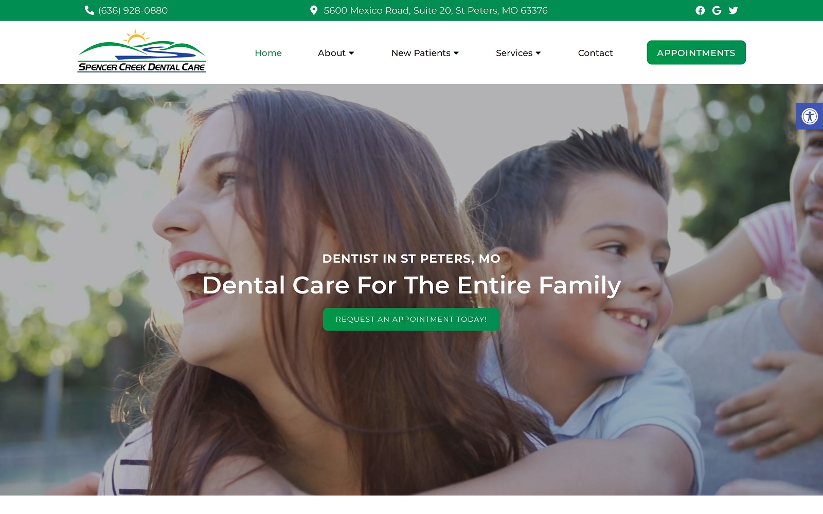 spencercreekdc.com screenshot