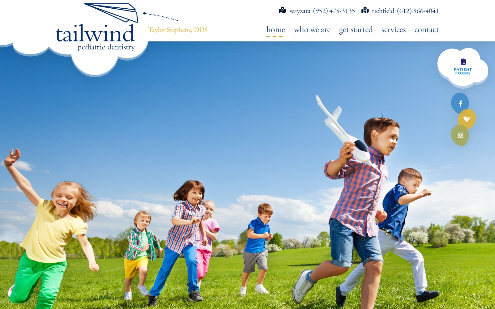 tailwindkids.com screenshot