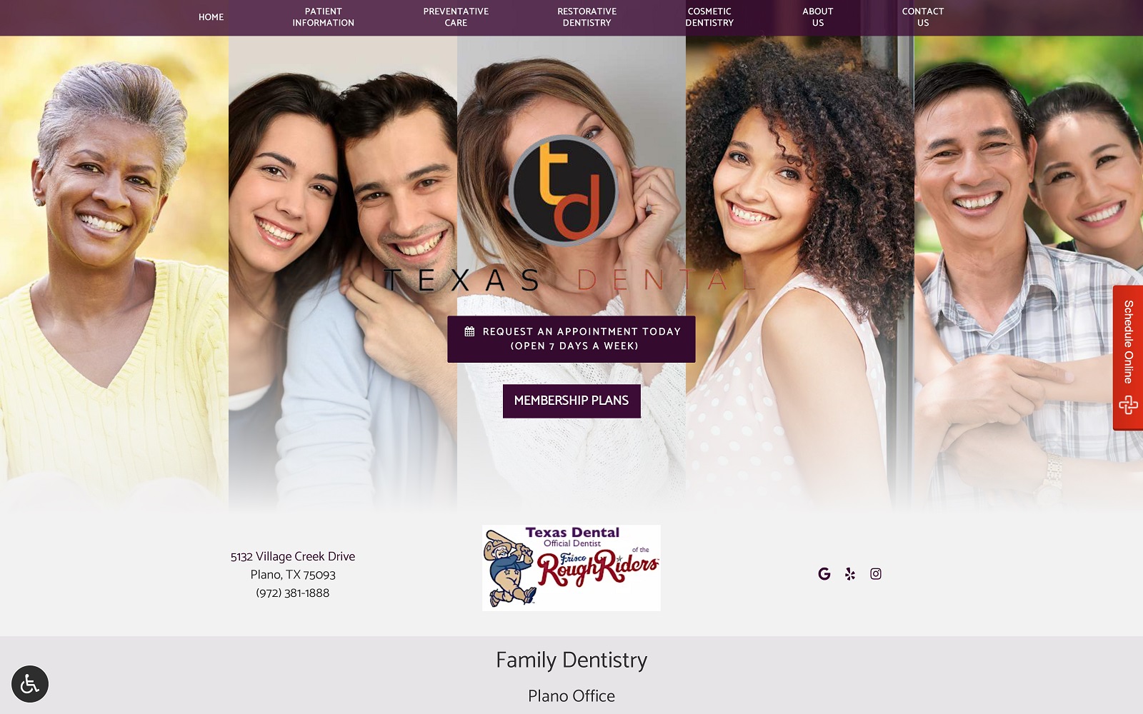 texasdentalpa.com screenshot