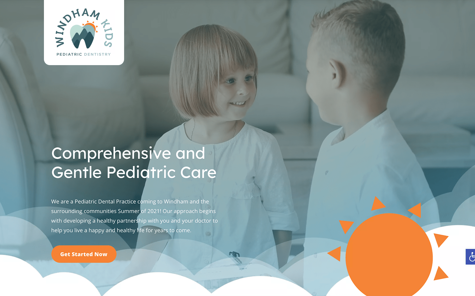 windhampediatricdentist.com screenshot