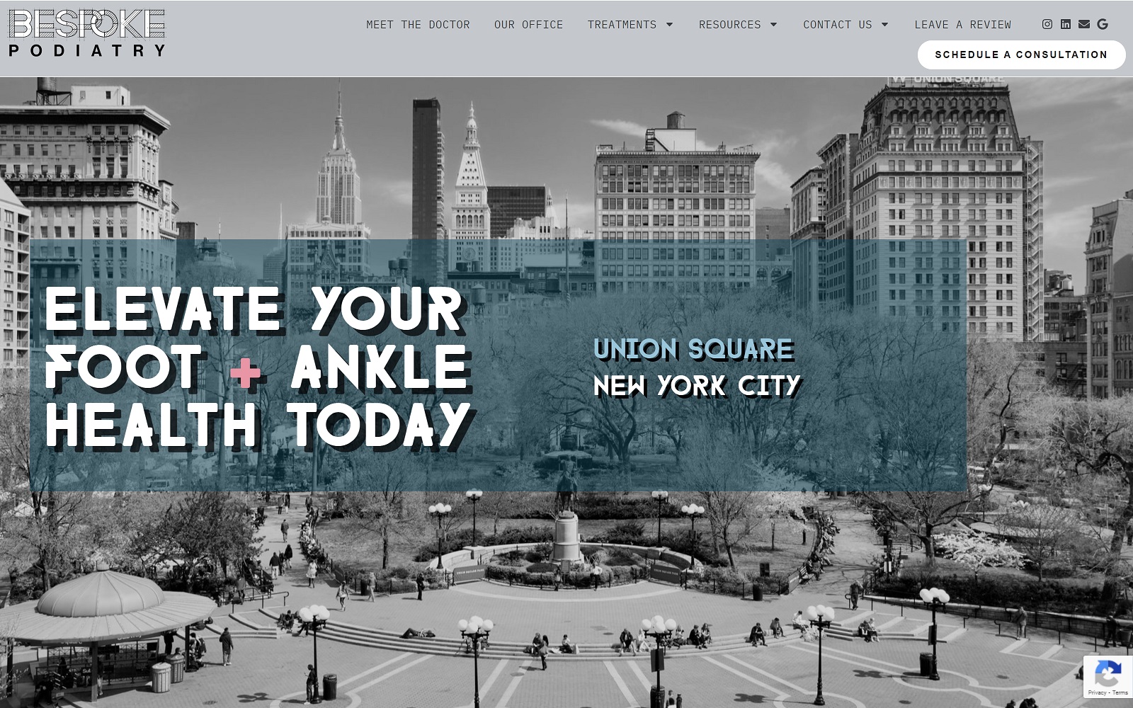 bespokepodiatry.com screenshot