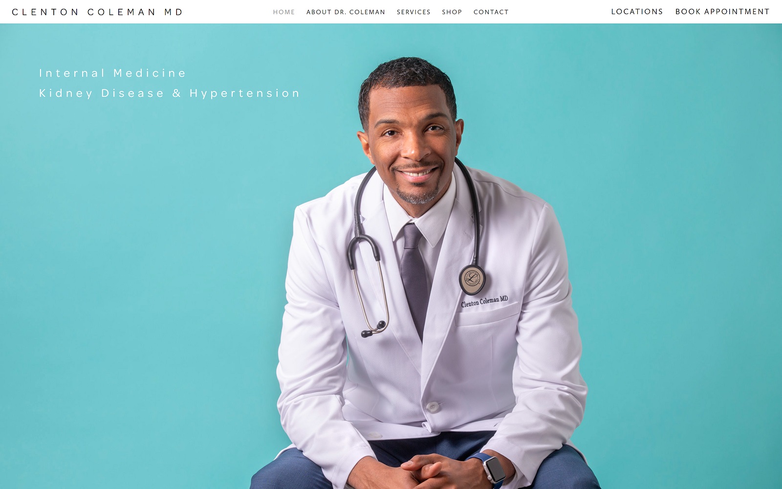 clentoncolemanmd.com screenshot