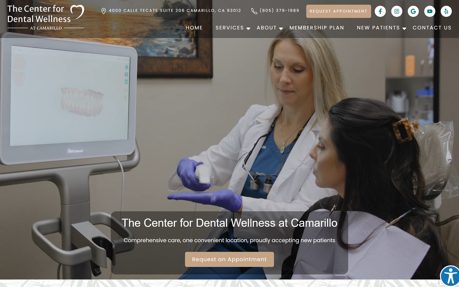dentalwellnesscamarillo.com screenshot