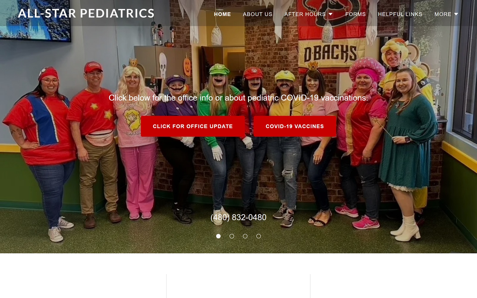all-starpediatrics.com screenshot
