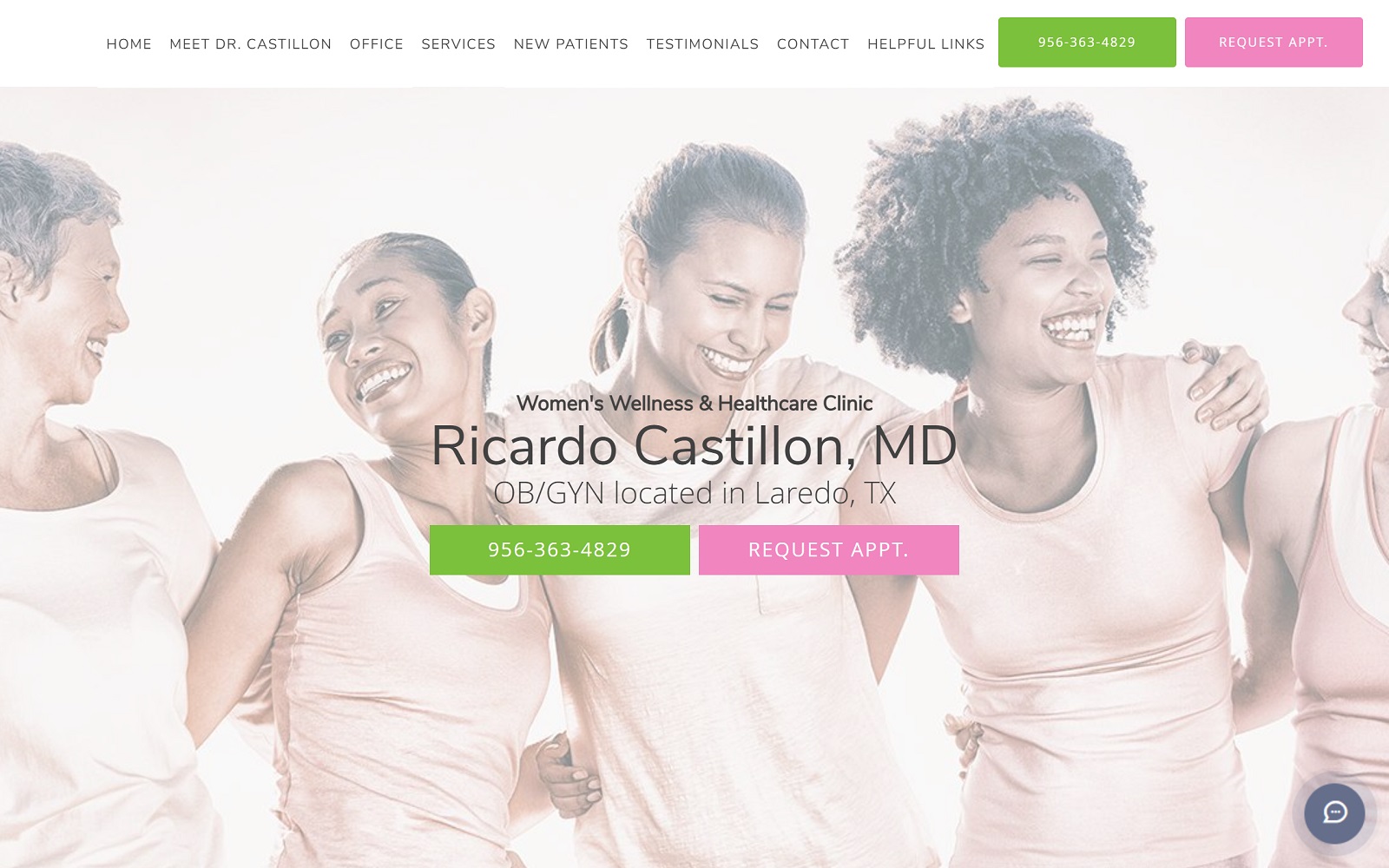 laredoobgyn.com screenshot